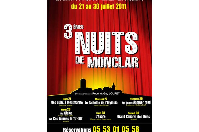 Les Nuits de Monclar jusqu'au 30 juillet 2011