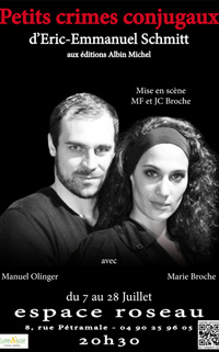 Petits crimes conjugaux par Originavre / Cie Roseau Théâtre